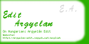 edit argyelan business card